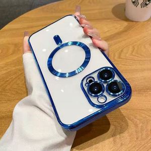 Coque de téléphone magnétique pour Apple 17 Promax, électroplaquée pour iPhone 16, transparente, souple, tout compris pour Apple 17 - Product Image 5