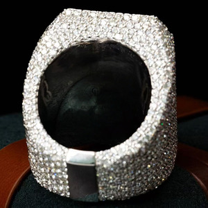 GEMLOVE Lab Grown Diamond Championship Ring Men's Hip Hop Party Statement Ring - Product Image 6