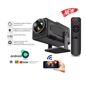 Ihomelife โปรเจคเตอร์แอนดรอยด์ทีวี WiFi โฮมเธียเตอร์วิดีโอเกม4K วิดีโอหน้าจอแอลซีดีแอนดรอยด์โฮมสมาร์ท Hy320มินิ4K - Product Image 1