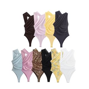SHENZHU Combinaisons Multicolores Chic et Tendance pour Femmes 2025 – Salopettes Vintage Sans Manches pour Femme - Product Image 1