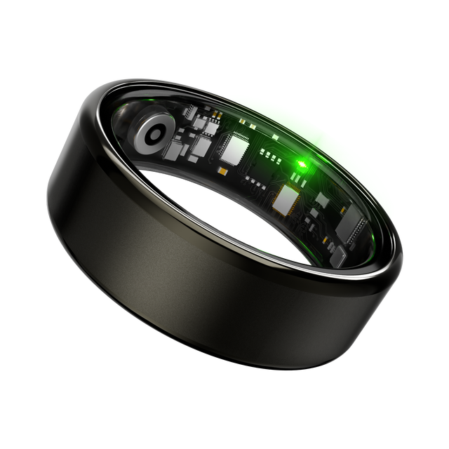 Health Monitoring Smart Ring with Heart Rate SpO2 Sensor Deep Sleep Analysis and Convenient Camera Control