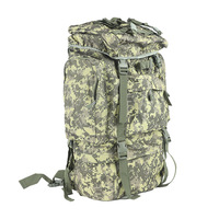 Tas Taktis Kustom 40L Kapasitas Besar Sistem Molle Tas Serbu untuk Aktivitas Luar Ruangan, Berkemah, Mendaki, Olahraga, Panel Surya, USB, Tahan Air