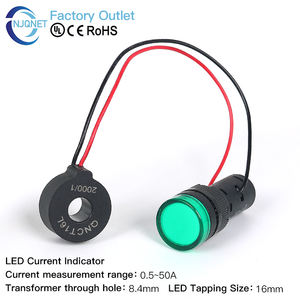नेतृत्व वर्तमान सूचक शक्ति सूचक अलार्म लाइट एसी वर्तमान पहचान चेतावनी निगरानी सिग्नल प्रकाश वर्तमान ट्रांसफार्मर 50a - Product Image 4