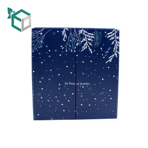 Handmade Custom Decoration Paper Christmas Gift Advent Calendar Box
