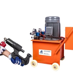 Máquina Remachadora Hidráulica AB de 380V 1.5Kw Eléctrica de Cabezal Único para Conductos, Hierro Angular y Bridas de Ventilación - Product Image 1