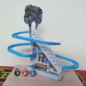 Pingüino Automático para Subir Escaleras, <span class=keywords><strong>Juguete</strong></span> Educativo Eléctrico para Niños, Tobogán de Pingüino, Regalo - Product Image 5