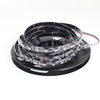 Bande lumineuse LED à éclairage latéral DC12V, flexible et adressable, pour application paysagère