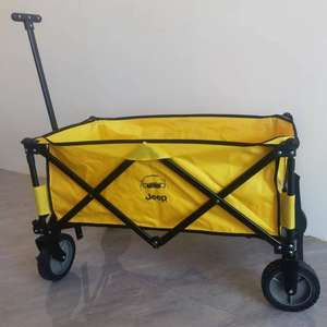 Foldable <b>Trolley</b> Roll Container Shopping Storage Wagon with Canopy for Kids OEM - Product Image 1