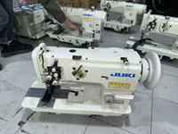 Machine à coudre industrielle Juki LU-1560N à double aiguille et pied entraîneur