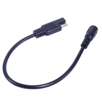 Câble d'extension d'alimentation en gros personnalisé 20AWG SAE 2 broches vers prise DC 5521 5,5 mm x 2,1 mm femelle