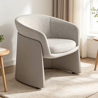 Chaise d'appoint de loisirs rembourrée avec cadre en contreplaqué moulé et petites roulettes, idéale pour salon et hôtel - Meilleures ventes