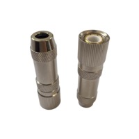 Connecteur RF L9-2-2 fabriqué en usine, placage nickel, connecteur coaxial L9