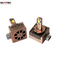 Nouveaux phares LED pour voiture de la série D1 D3, plug and play, 55W 12V, LED auto tricolores, 6000K blanc jaune
