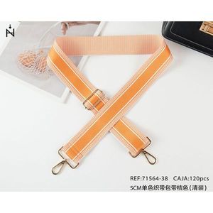 Cinghia in tessuto da 5 cm, colore arancione, per borsa, accessorio per borsetta - Product Image 3