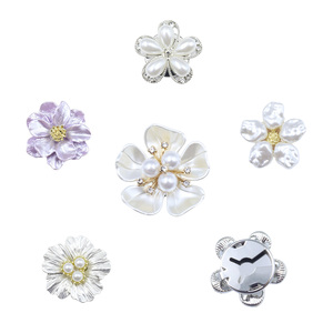 2025 New Nút Bao Gồm Chất Lượng Cao Hoa Hình Dạng Nút Cap Clip Trên Nút Bao Gồm Kim Loại Nút Bao Gồm Cho Phụ Nữ Áo Sơ Mi - Product Image 3