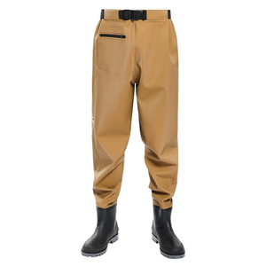 Pantalon de pataugeoire imperméable pour hommes avec semelle extérieure en caoutchouc durable Waders de pêche pour la chasse et le travail en plein air - Product Image 2