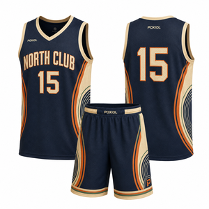 Ensemble d'uniformes de basketball rétro personnalisés haut de gamme – Maillot et short sublimés, inspirés des classiques du hardwood, pour clubs et merchandising d'équipes - Product Image 2