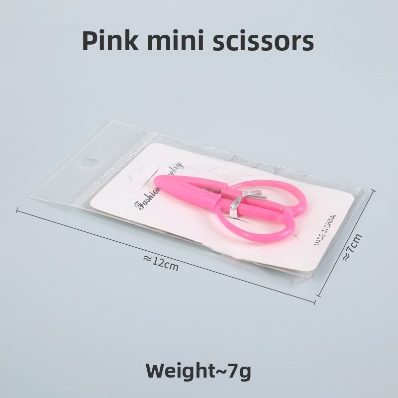 Pink mini scissors