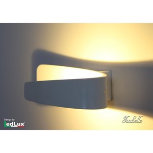 โคมไฟติดผนัง LED ดีไซน์อิตาลีสมัยใหม่ รุ่น Isabelle 6 วัตต์ แสงวอร์มไวท์ ตัวโคมพลาสติกทนทาน เหมาะสำหรับตกแต่งบ้าน บันได โรงแรม และสวน ใช้ไฟ 220 โวลต์ - Product Image 3