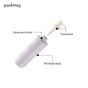ขวดแชมพูและเจลอาบน้ำแบบขวด PET ฝ้า ขนาด 650 มล. 750 มล. ทรงไหล่แบน - บรรจุภัณฑ์สำหรับสบู่เหลวขนาดใหญ่ รับผลิตตามสั่ง ขายส่ง - Product Image 5