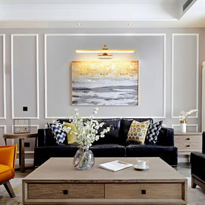 Lámpara LED Moderna con Acabado Metálico para Espejo de Maquillaje, Luz de Espejo de Pared Regulable con Iluminación de Alta Definición para Baño - Product Image 3