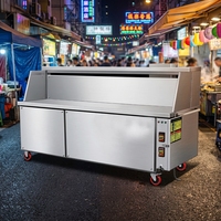 Barbecue commercial sans fumée avec technologie de purification à aspiration plate brevetée