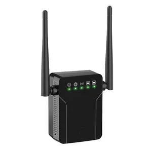 LONTEN家庭中继器Wifi 300Mbps网络Wifi扩展器2.4G 2天线远程路由器wi-fi信号扩展器WPS