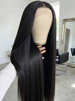 Perruques sans colle en dentelle suisse HD, cheveux humains bruts vietnamiens alignés sur les cuticules, perruques frontales en dentelle pour femmes noires, vente en gros