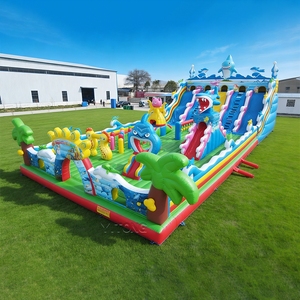 Parc d'attractions gonflable extérieur, parc de trampolines gonflables, aire de jeux gonflable extérieure pour enfants, vente chaude - Product Image 2