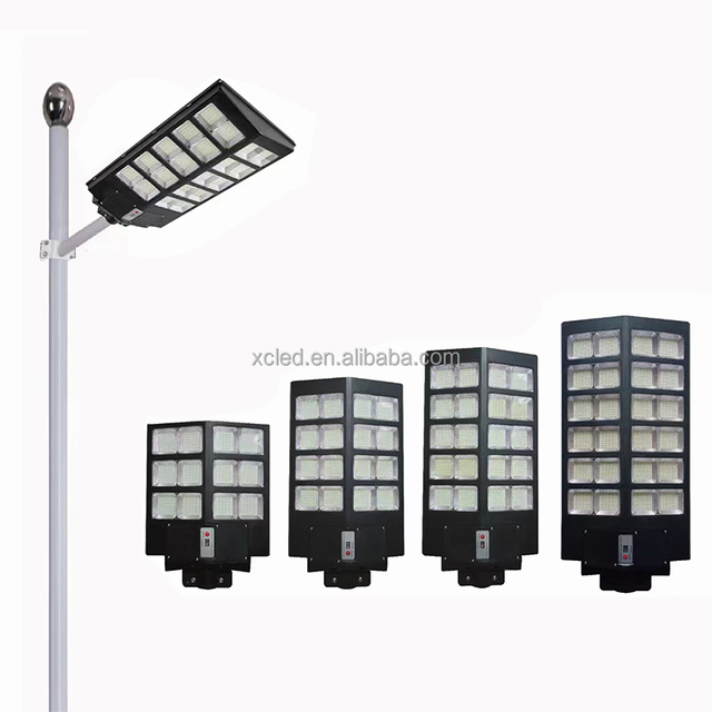 Solar Street Light With Remote Control 600W 800W 1000W 1200W Waterproof High Brightness Outdoor Garden Street Solar Light Lamps