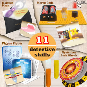 Kit di spionaggio stupefacente per i bambini giocattoli <span class=keywords><strong>Detective</strong></span> Kit di esperimento educativo per bambini giocattoli educativi di apprendimento per bambini - Product Image 5