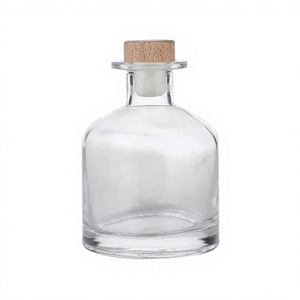 Botella de Vidrio Cuadrada de Base Pesada para Licores, Garrafa Premium con Tapón Hermético para Ginebra, <span class=keywords><strong>Vodka</strong></span> y Embalaje de Regalo, 400ml - Product Image 6