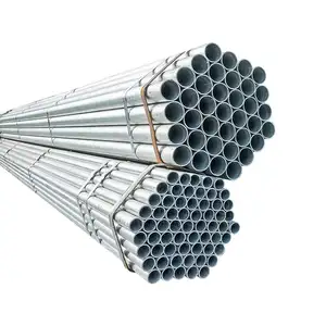 Tubo di acciaio caldo seeling per tubo di alta qualità Gi impalcatura zincato tubo testato da En39/bs1139
