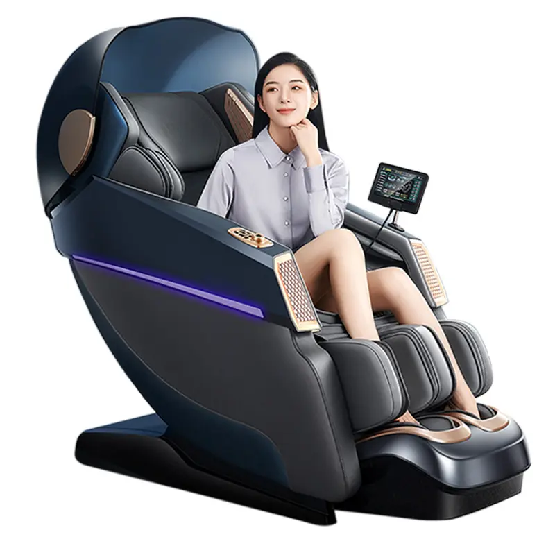 factory New Office Chair Heat Massage Profesional Therapy heart rate detection Full Body Massager Electric Shiatsu Massage Chair