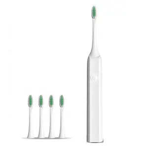 Brosse à dents électronique rechargeable de haute qualité, nouveau, avec 3 têtes de brosse à dents classique