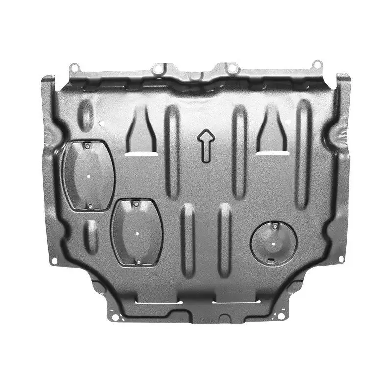 Geely के लिए WZAUTO स्किड प्लेट कार इंजन बॉटम गार्ड आयरन और एल्यूमीनियम मिश्र धातु सुरक्षा इंजन स्किड प्लेट