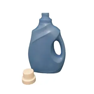 Bouteille PE-HD vide personnalisée 2L 3L bleu rose blanc pour détergent liquide emballage de bouteille de détergent en plastique avec couvercles