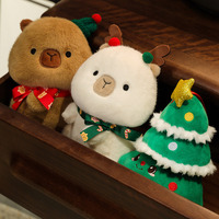 Cadeaux de Noël en gros : Sac en peluche pomme pour arbre de Noël, Poupée en peluche, Ornement de Noël, Cadeau