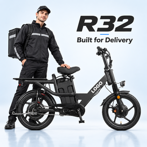 จักรยานไฟฟ้าไฮบริด R32 750W OEM 48V32AH จักรยานไฟฟ้าวิบาก ขายส่งสำหรับผู้ขับขี่ส่งของ - Product Image 1