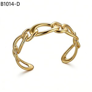 เอมี่ เอมี่สร้อยข้อมือโซ่เชื่อมต่อ B1014 ชุบเงิน ของขวัญเครื่องประดับแฟชั่นสตรี - Product Image 2