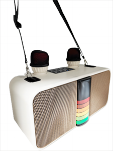 Cámara de individuación Altavoz inalámbrico Fiesta de <span class=keywords><strong>karaoke</strong></span> portátil Altavoz BT con micrófono Altavoz Bluetooth - Product Image 3