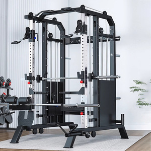 Equipo de Gimnasio Multifuncional para Ejercicios de Hombros y Pecho, Máquina Smith de Doble Sistema con Inclinación, WD-EM938A Multi Fu - Product Image 1