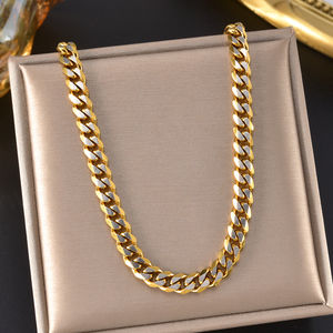 Collar de Cadena Chapado en Oro de 18k de Acero Inoxidable al por Mayor de Moda para Mujer - Product Image 5