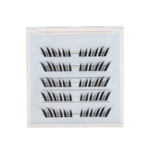 <span class=keywords><strong>Cils</strong></span> en grappe à marque privée, sans colle, auto-adhésifs, kit <span class=keywords><strong>de</strong></span> <span class=keywords><strong>cils</strong></span> en grappe pré-collés, <span class=keywords><strong>prix</strong></span> <span class=keywords><strong>de</strong></span> gros - Product Image 1