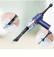 Aspiradora inalámbrica para coche, aspiradora portátil para limpieza de coches, hogar y escritorio