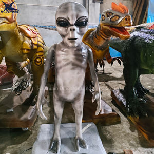 Modèle ET de simulation d'ovni animé-Statue d'alien animatronique personnalisée grandeur nature pour la décoration d'exposition de musée - Product Image 2