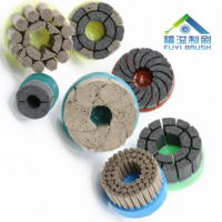 Brosse de rodage cylindrique flexible professionnelle en carbure de silicium - 1 longueur de bristle, qualité DIY, personnalisable OEM, usage industriel FUYI