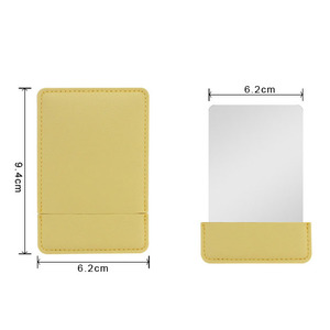 Saiyii กระจกแต่งหน้าหนัง PU ทรงสี่เหลี่ยมผืนผ้าดีไซน์ใหม่สำหรับวันฮาโลวีนกระเป๋าเดินทางแบบพกพาสำหรับเป็นของขวัญโปรโมชั่น - Product Image 6