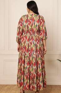 Vestido Largo Anarkali de Moda para Mujer, Tendencia de Verano, Manga Larga, Atuendo de Oficina para Mujer - Product Image 3