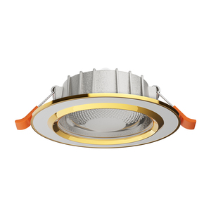 Moderne ultra-schlanke 5W/7W <span class=keywords><strong>LED</strong></span>-Decken-<span class=keywords><strong>Flach</strong></span> bildschirm leuchte Golden Rim Einbau down light Energie sparende Aluminium-Lampen körpers trahler - Product Image 1